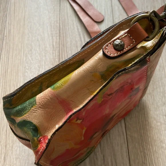 NWT Patricia Nash all leather Crossbody bag - Picture 4 of 9